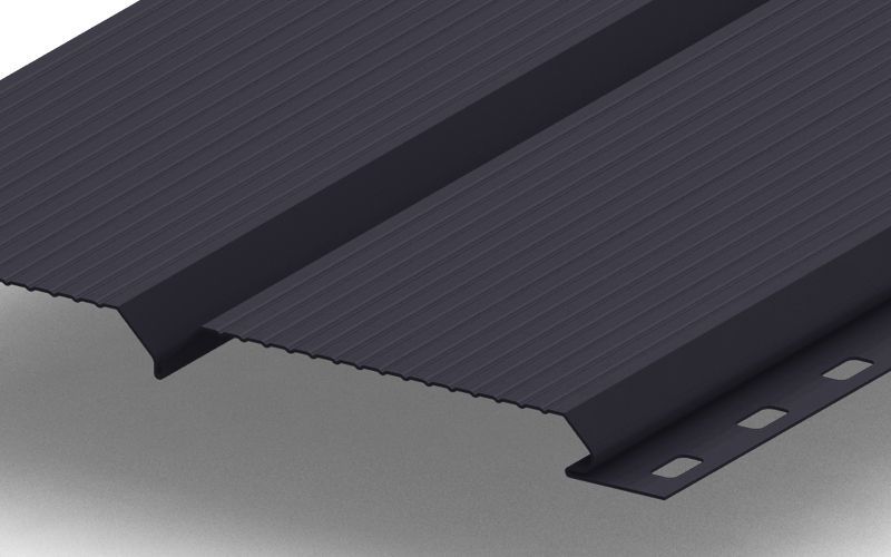 Металлический сайдинг ЭкоБрус с покрытием Quarzit, толщина 0,5 мм, изображение, фото | Сталь ТД
