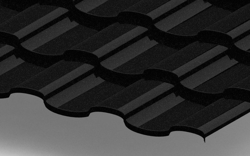 Металлочерепица RUUKKI® ADAMANTE с покрытием Polyester Matt Rough, изображение, фото | Сталь ТД