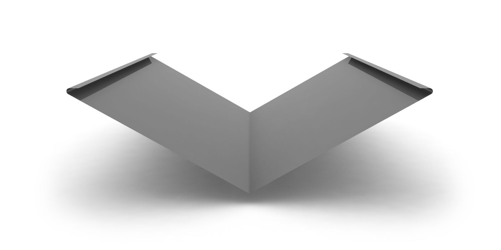 Планка ендовы с покрытием NormanMP, 0,5 мм, изображение, фото | Сталь ТД