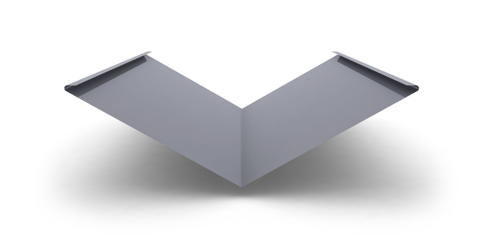 Планка ендовы с покрытием Полиэстер, 0,45 мм, изображение, фото | Сталь ТД