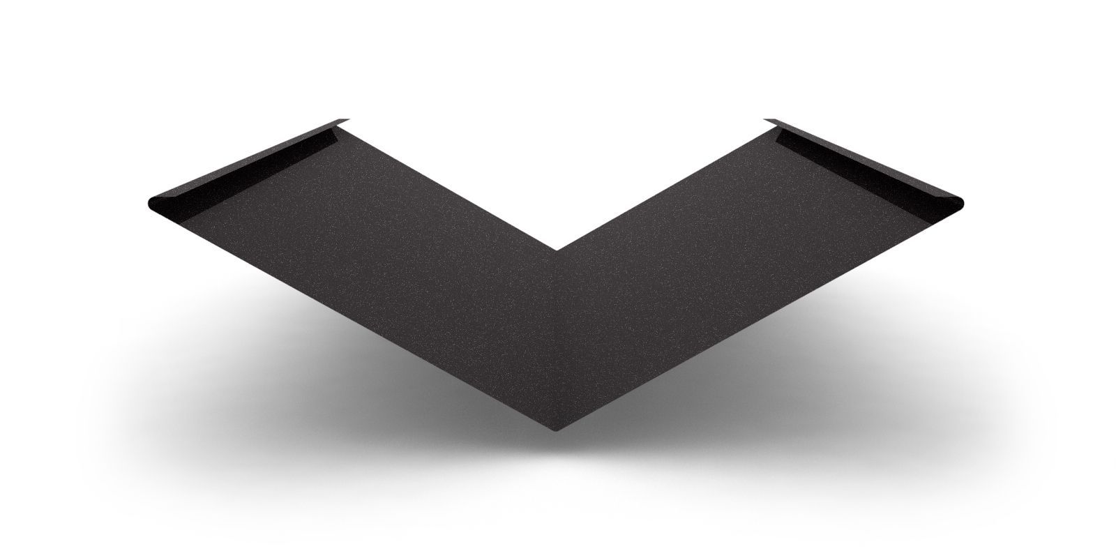 Планка ендовы с покрытием Стальной бархат, 0,5 мм, изображение, фото | Сталь ТД