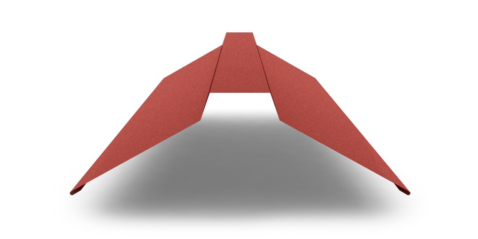 Планка конька плоского с покрытием Satin Matt®, 0,5 мм копия, изображение, фото | Сталь ТД