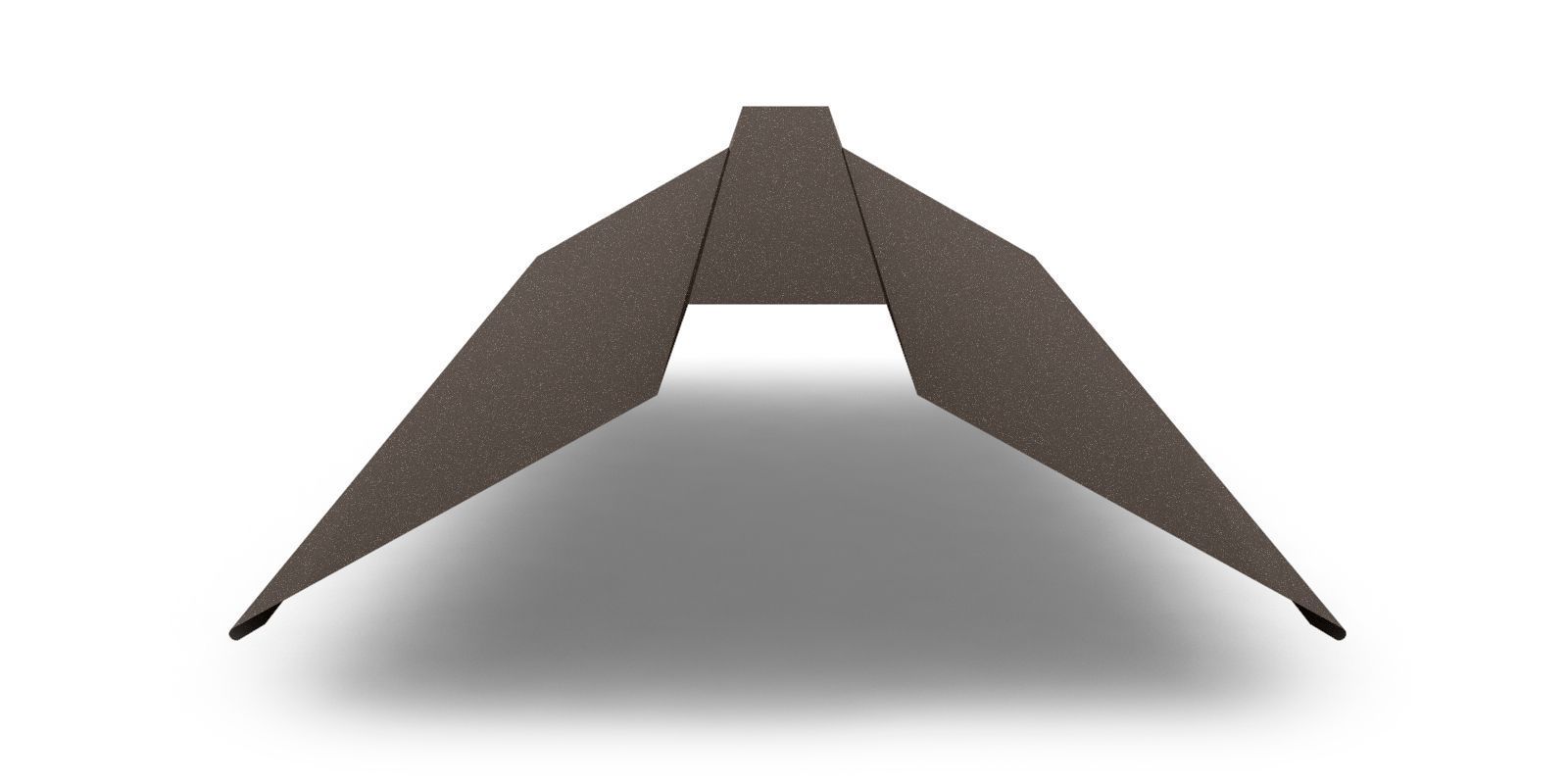 Планка конька плоского с покрытием VikingMP E, 0,5 мм, изображение, фото | Сталь ТД