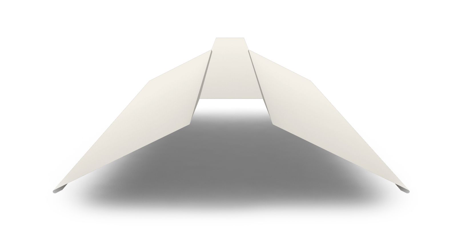 Планка конька плоского широкого с покрытием GreenCoat® Pural®, 0,5 мм, изображение, фото | Сталь ТД