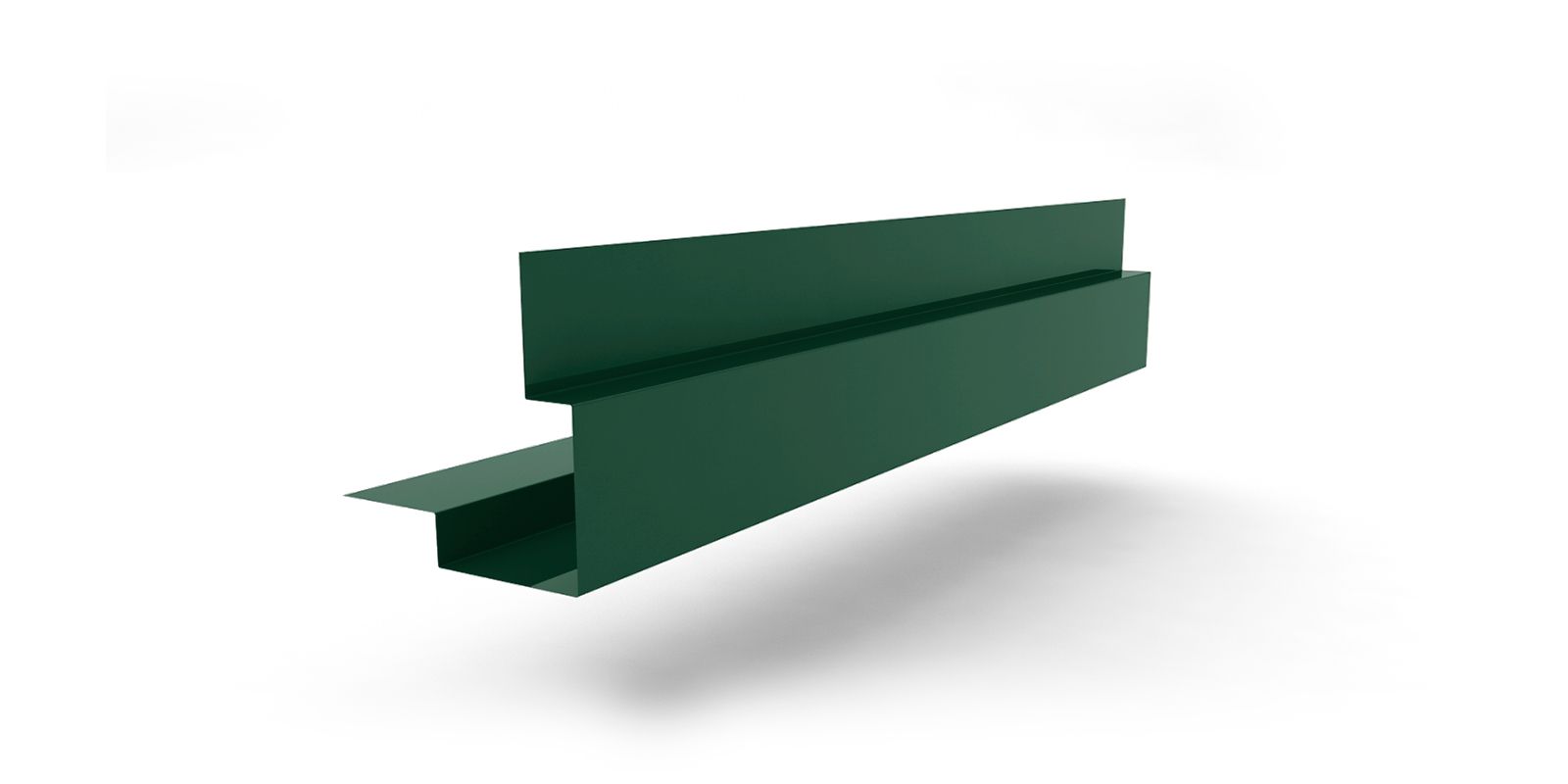 Планка угла наружного линеарного 75х75х3000 Green Coat Pural, изображение, фото | Сталь ТД