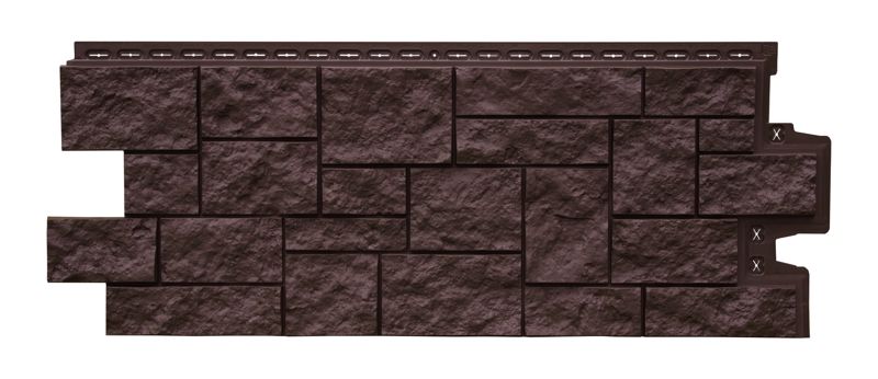 Панель фасадная Grand Line полипропиленовая Дикий камень, изображение, фото | Сталь ТД