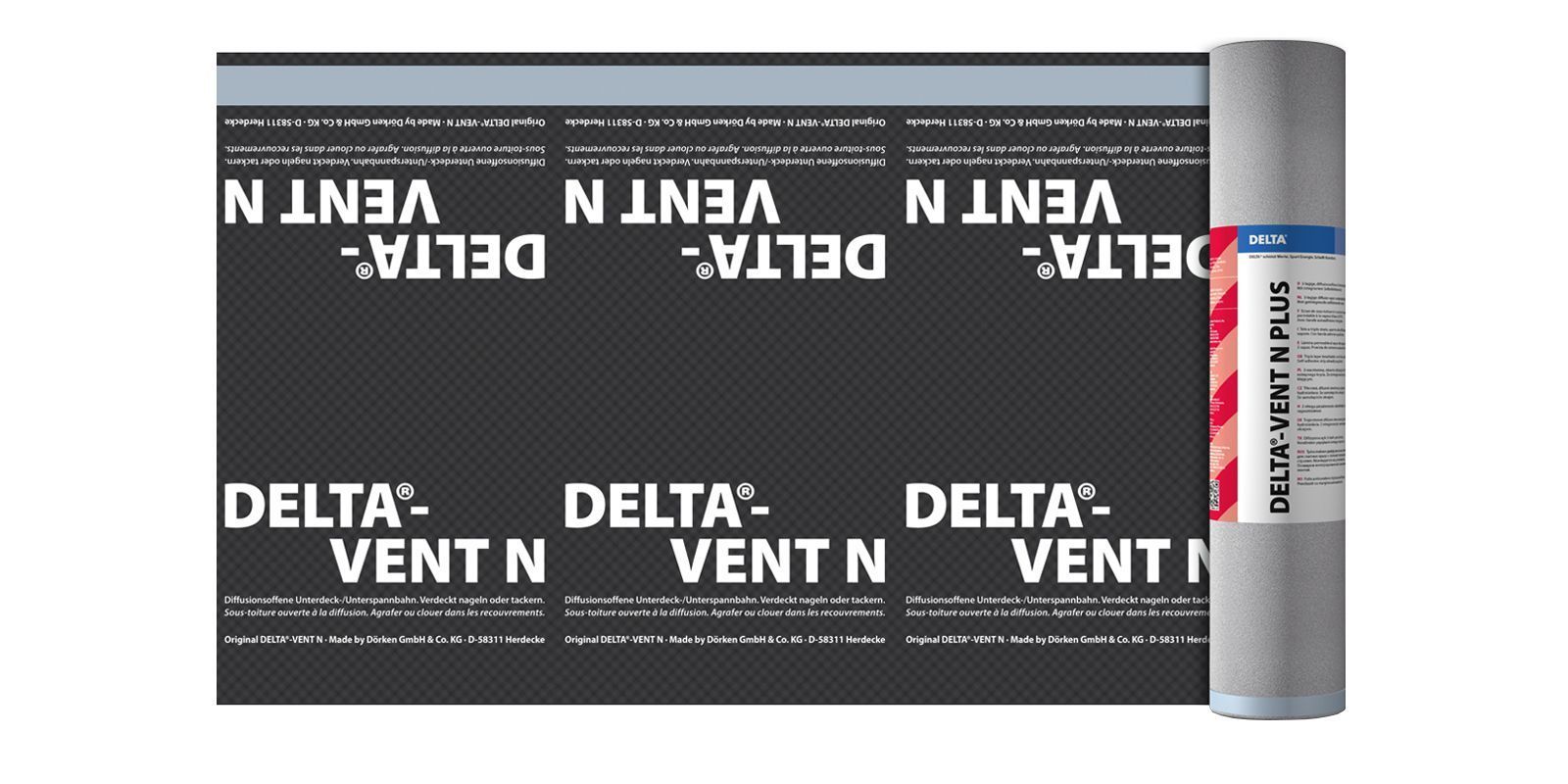 Мембрана гидроизоляционная Delta-Vent N Plus (1.5х50 м)