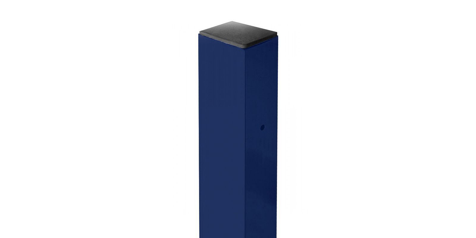 Столб оцинкованный с полимерным покрытием с отверстиями и заглушкой 90*55*1,6, 4 м, изображение, фото | Сталь ТД