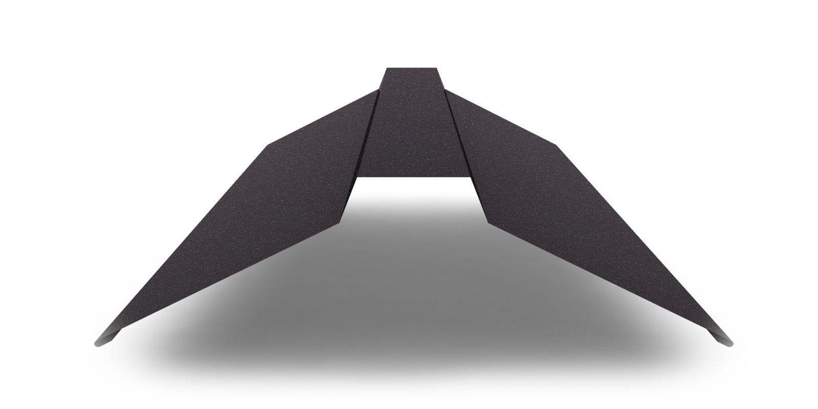 Планка конька плоского широкого с покрытием VALORI®, 0,5 мм, изображение, фото | Сталь ТД