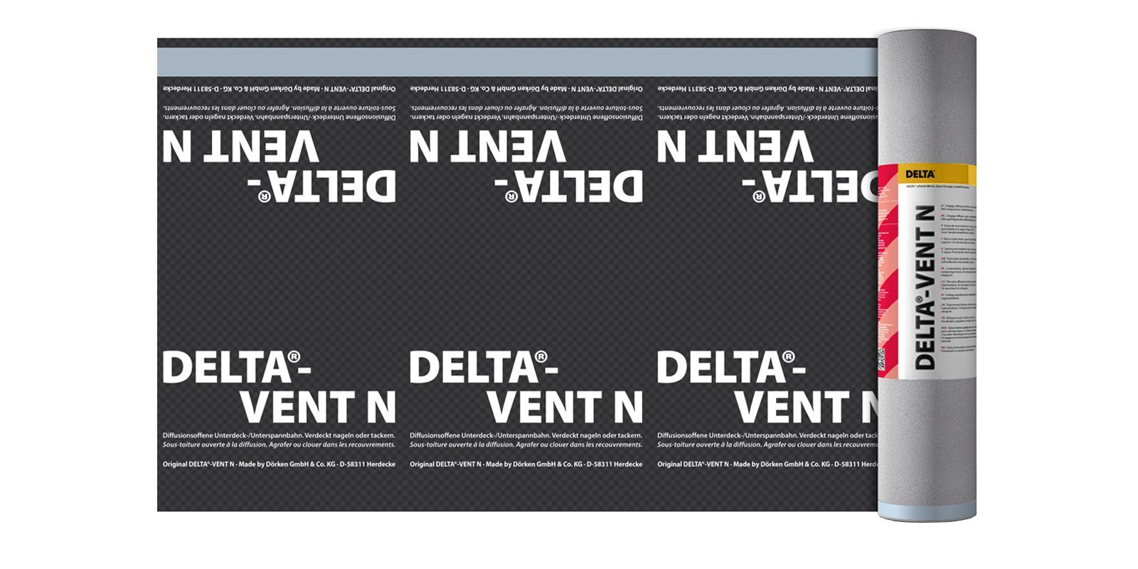 Мембрана гидроизоляционная Delta-Vent N (1.5х50 м), изображение, фото | Сталь ТД