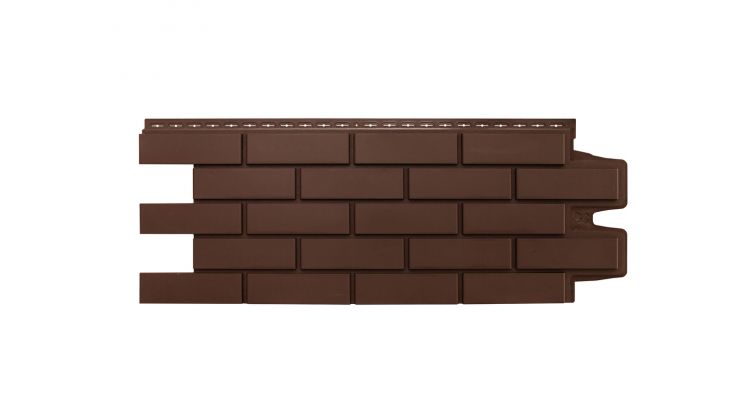 Панель фасадная Grand Line полипропиленовая Клинкерный кирпич коричневый, терракотовый, песочный, изображение, фото | Сталь ТД