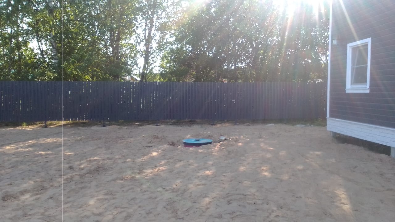 Забор из штакетника в Песочном
