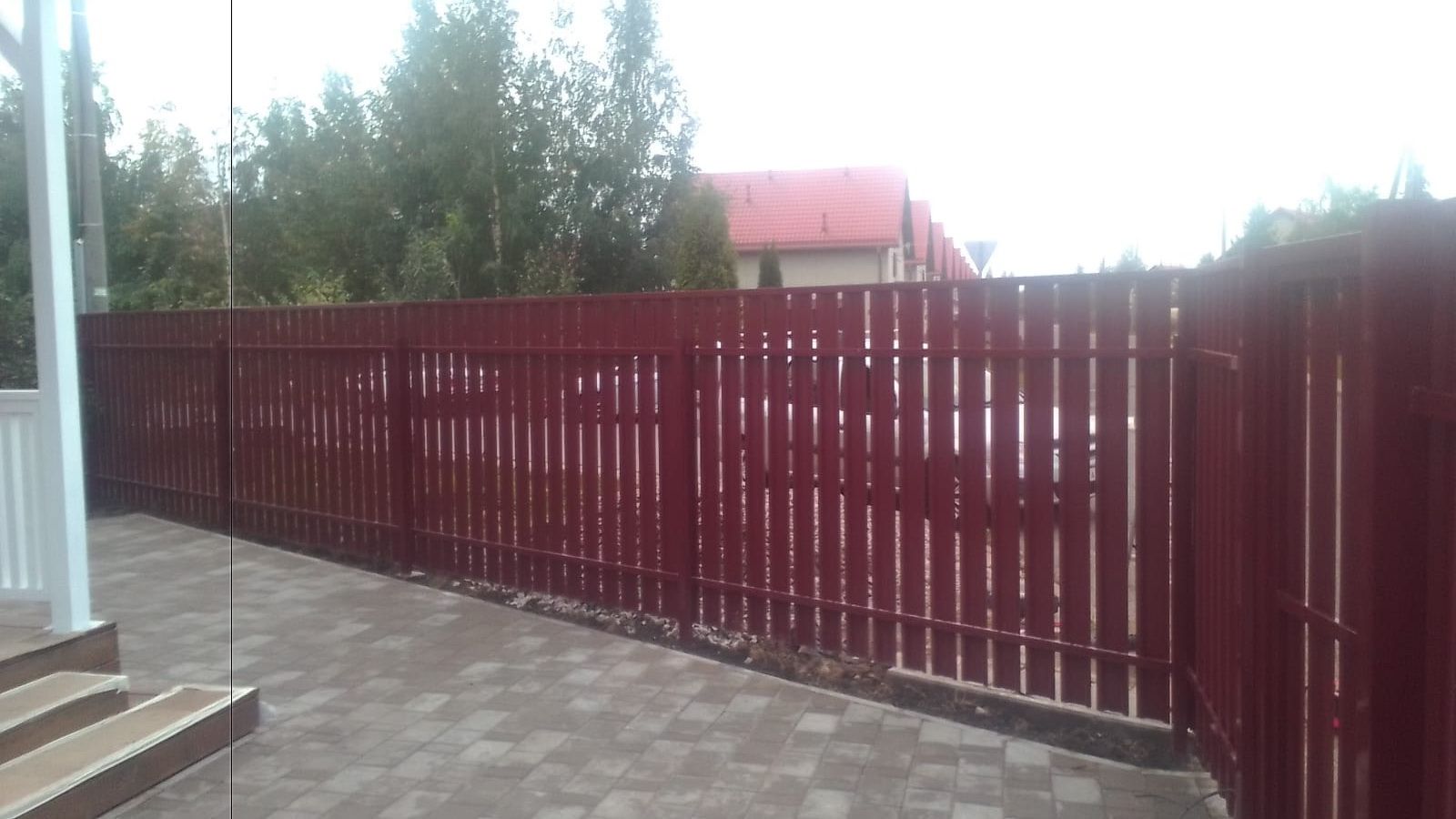 Забор из штакетника на Новой Ижроре