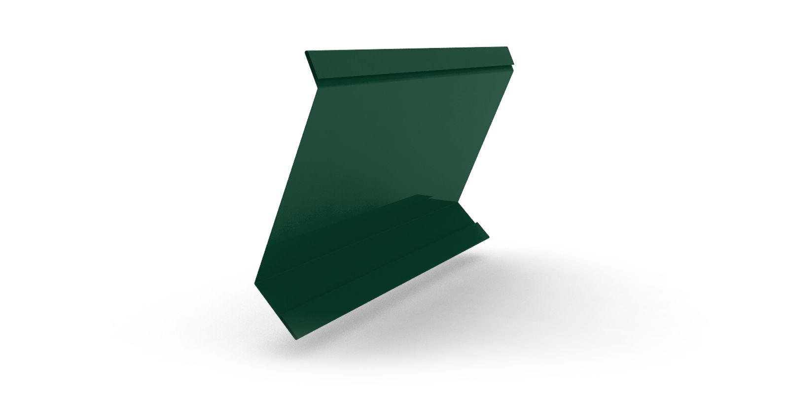 Планка примыкания в штробу с покрытием GreenCoat® Pural®, 0,5 мм, 2 м, изображение, фото | Сталь ТД
