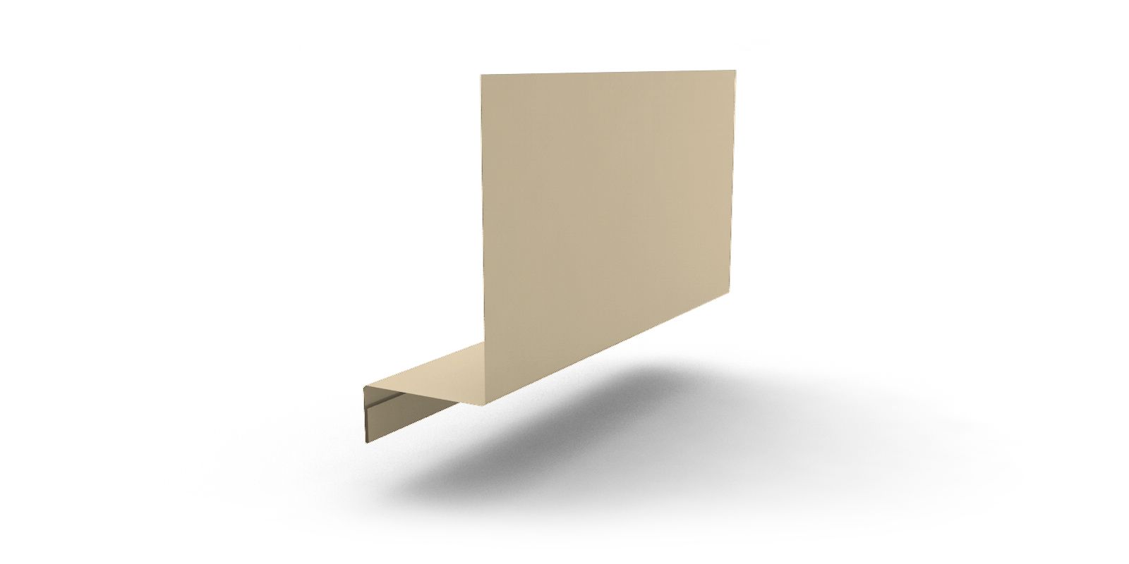Планка примыкания боковая с покрытием Satin, 0,5 мм, 2 м, изображение, фото | Сталь ТД