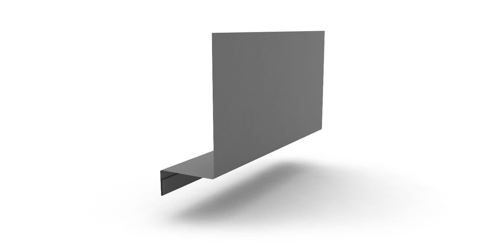 Планка примыкания боковая с покрытием NormanMP®, 0,5 мм, 2 м, изображение, фото | Сталь ТД