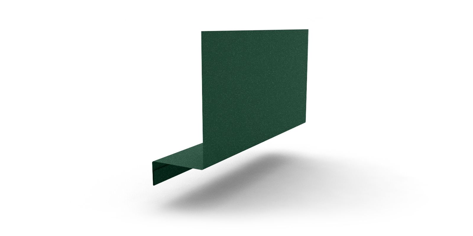Планка примыкания боковая с покрытием Quarzit, 0,5 мм, 2 м, изображение, фото | Сталь ТД
