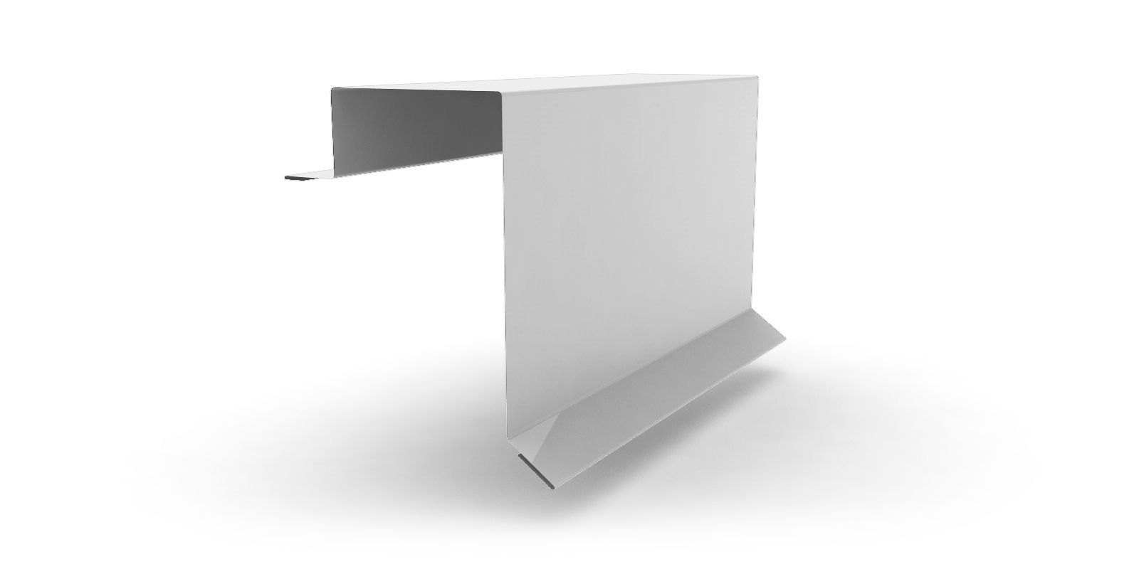 Планка торцевая фальц с покрытием NormanMP®, 0,5 мм, 2 м, изображение, фото | Сталь ТД