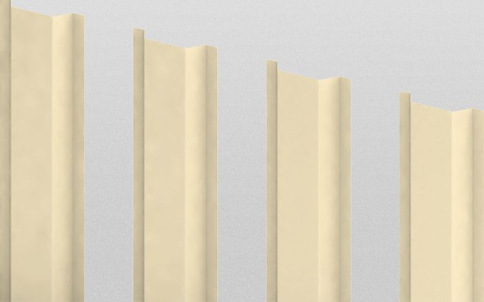 Штакетник металлический П-образный Ш*В 93 мм/1,8 м, классические цвета двухсторонний(дорогие), изображение, фото | Сталь ТД