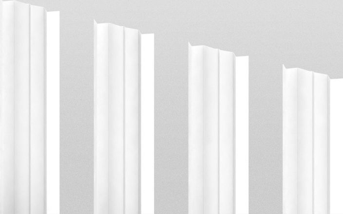 Штакетник металлический М-образный