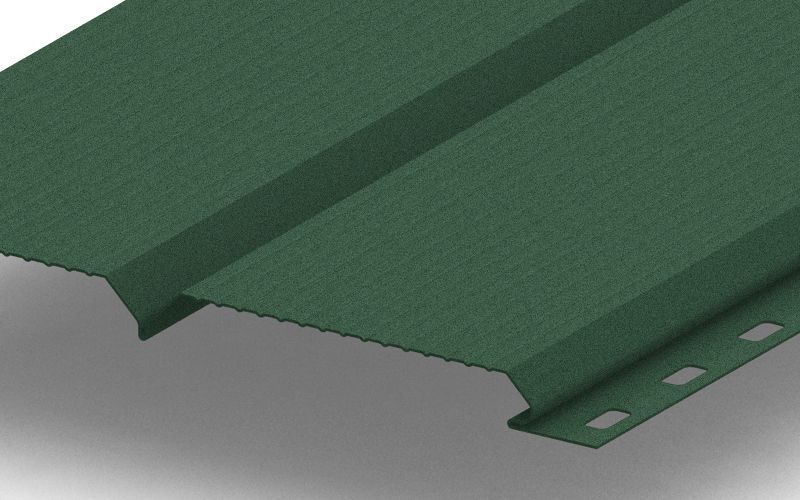 Металлический сайдинг ЭкоБрус с покрытием Стальной бархат, толщина 0,5 мм, изображение, фото | Сталь ТД
