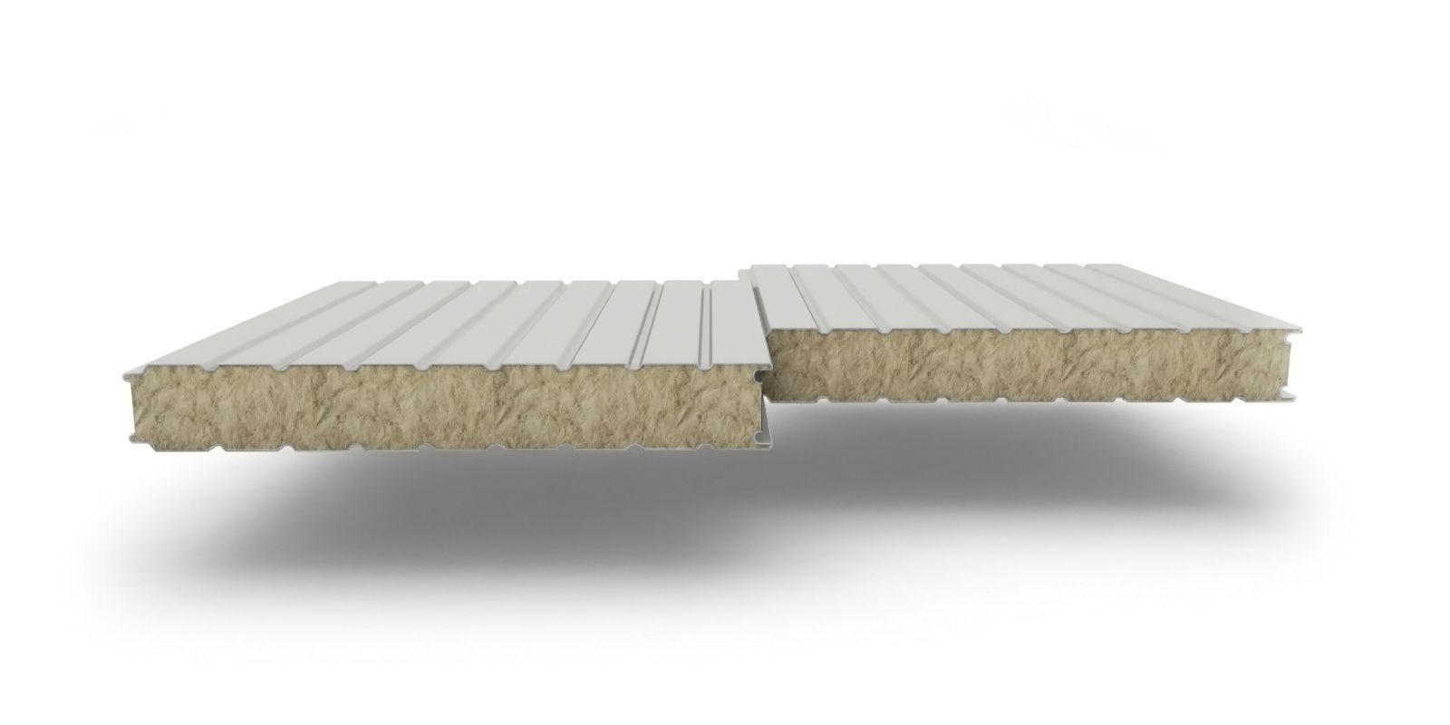 Стеновые трехслойные сэндвич-панели с наполнителем из минеральной ваты, 180 мм, ГОСТ, 1190 мм, изображение, фото | Сталь ТД