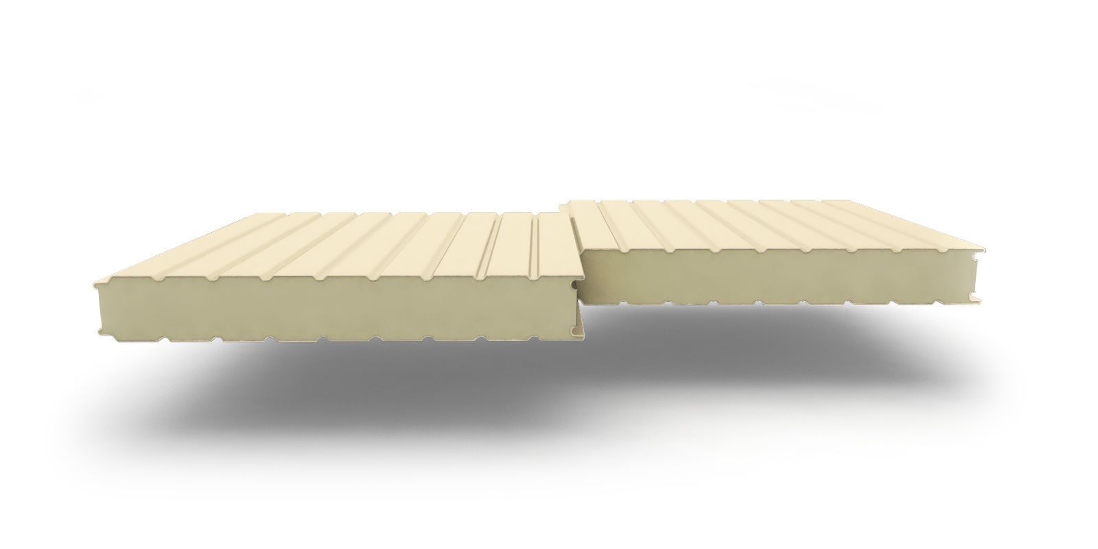 Стеновые трехслойные сэндвич-панели с наполнителем из пенополиизоцианурата, 30 мм, 1000 мм, изображение, фото | Сталь ТД