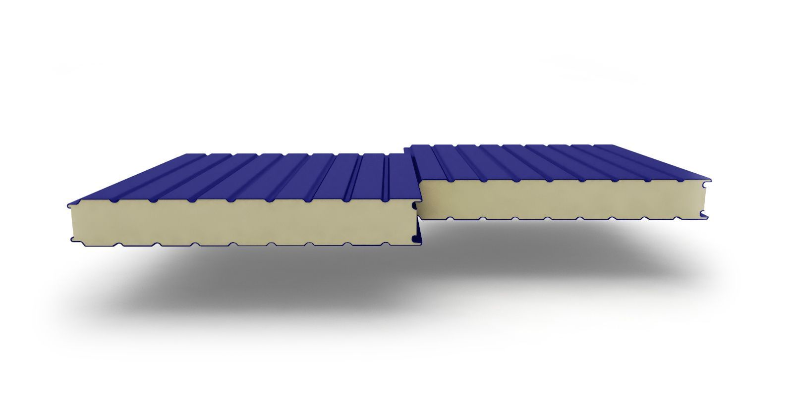 Стеновые трехслойные сэндвич-панели с наполнителем из пенополиизоцианурата, 150 мм, 1000 мм, изображение, фото | Сталь ТД