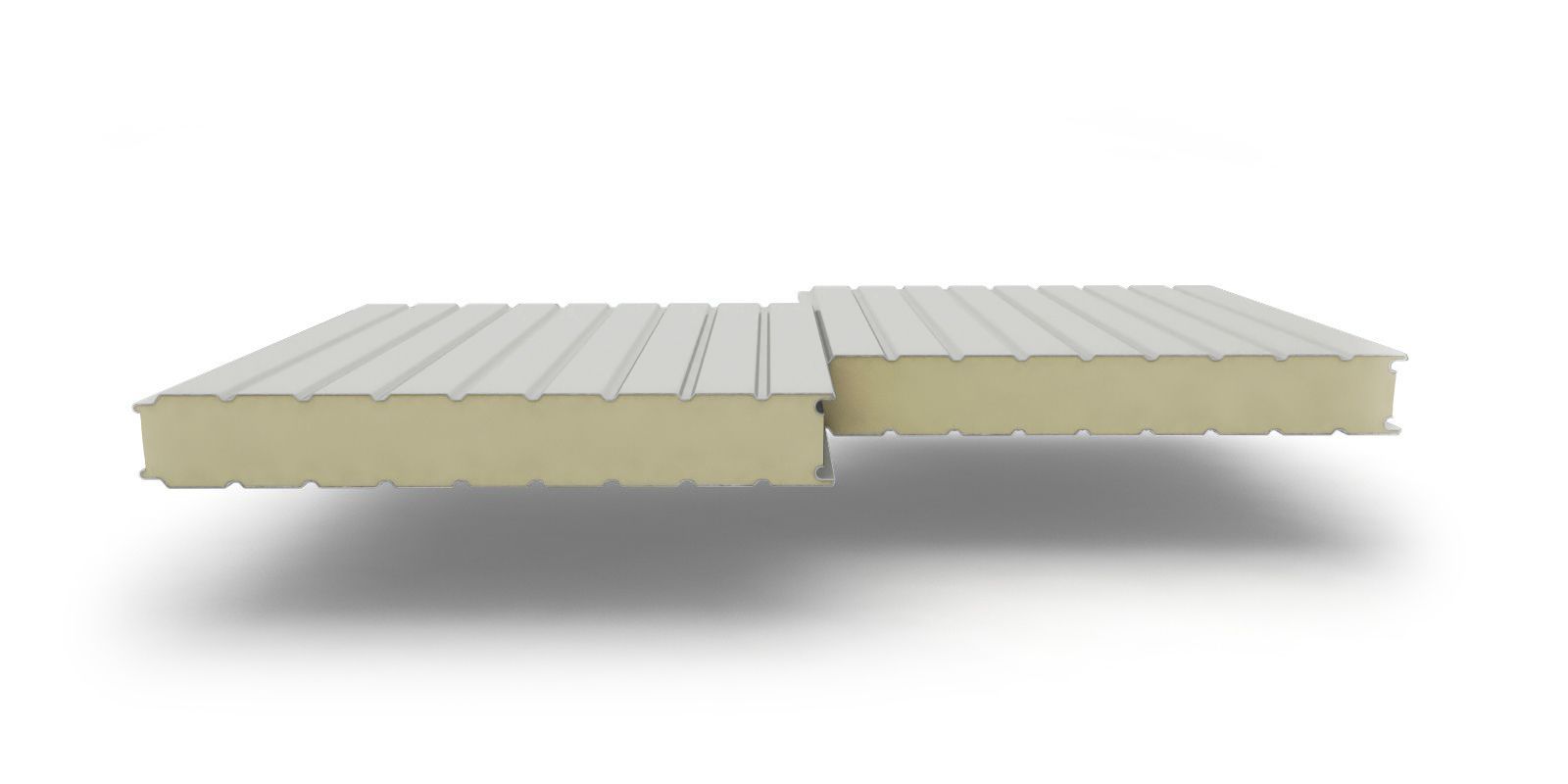 Стеновые трехслойные сэндвич-панели с наполнителем из пенополиизоцианурата, 100 мм, 1000 мм, изображение, фото | Сталь ТД