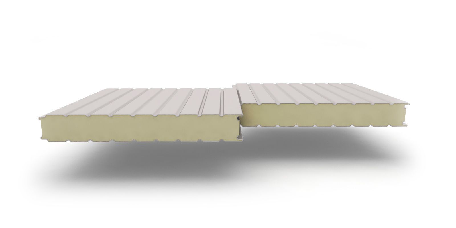 Стеновые трехслойные сэндвич-панели с наполнителем из пенополиизоцианурата, 120 мм, 1190 мм, изображение, фото | Сталь ТД