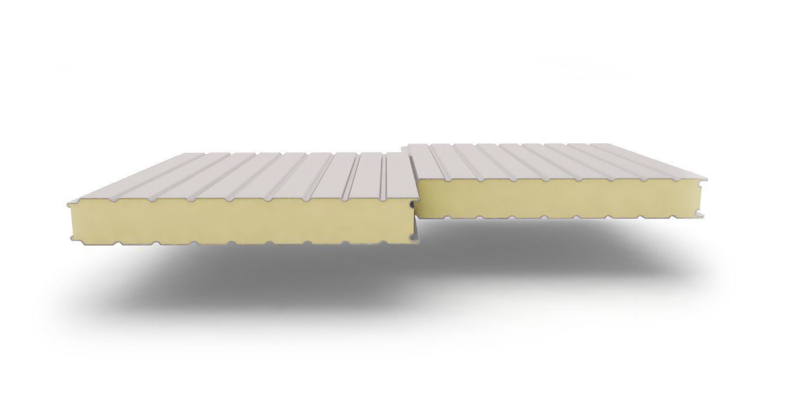 Стеновые трехслойные сэндвич-панели с наполнителем из пенополиуретана, 120 мм, 1000 мм, изображение, фото | Сталь ТД