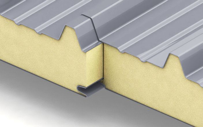 Кровельные сэндвич-панели с наполнителем из пенополиизоцианурата