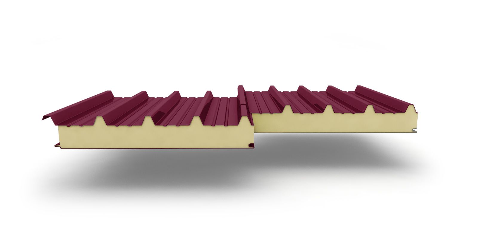 Кровельные трехслойные сэндвич-панели с наполнителем из пенополиизоцианурата, 220 мм, изображение, фото | Сталь ТД