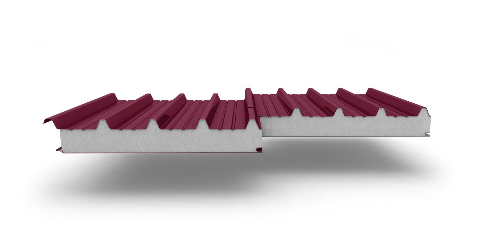 Кровельные трехслойные сэндвич-панели с наполнителем из пенополистирола, 200 мм, изображение, фото | Сталь ТД