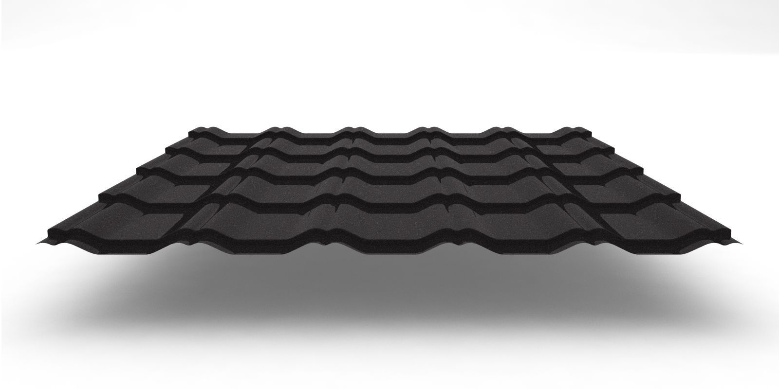 Металлочерепица Kvinta Plus с покрытием Стальной бархат, толщина 0,5 мм, изображение, фото | Сталь ТД