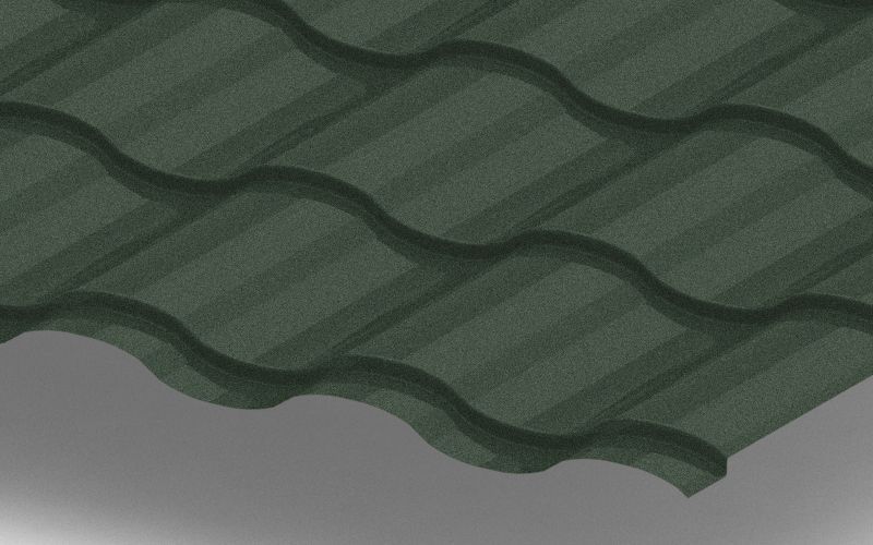 Металлочерепица Kredo с покрытием GreenCoat® Pural Matt®, толщина 0,5 мм, изображение, фото | Сталь ТД