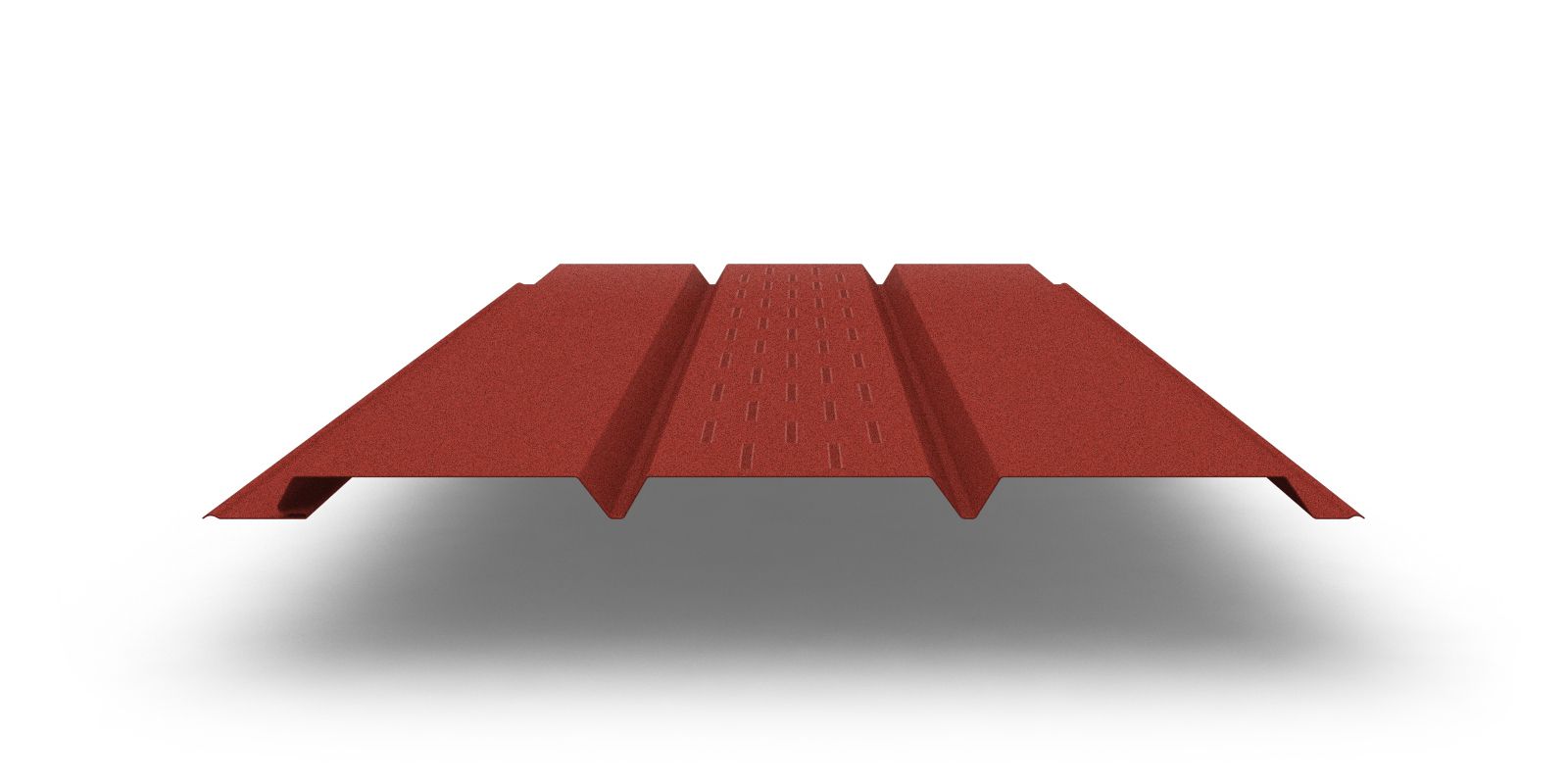 Софит металлический центральная перфорация, покрытие GreenCoat Pural Matt, 0,5 мм, изображение, фото | Сталь ТД