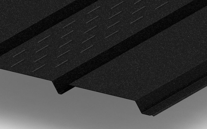Софит металлический центральная перфорация, покрытие GreenCoat Pural Matt, 0,5 мм, изображение, фото | Сталь ТД