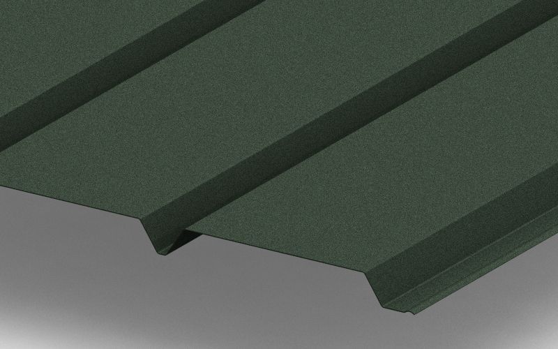 Софит металлический без перфорации, покрытие GreenCoat Pural Matt, 0,5 мм, изображение, фото | Сталь ТД