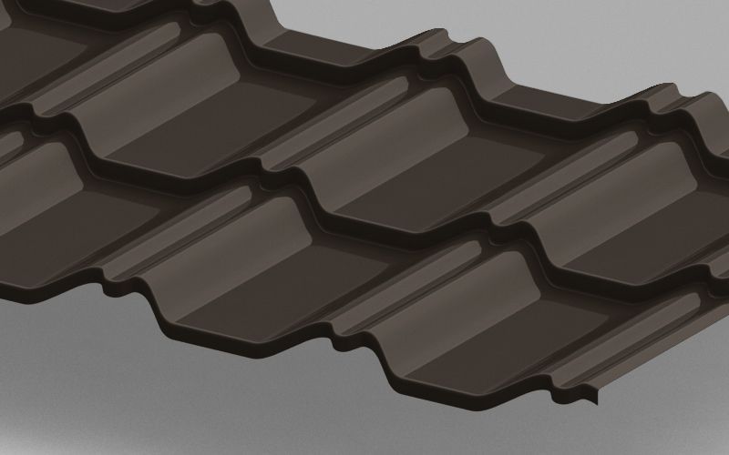 Модульная металлочерепица Kvinta Uno