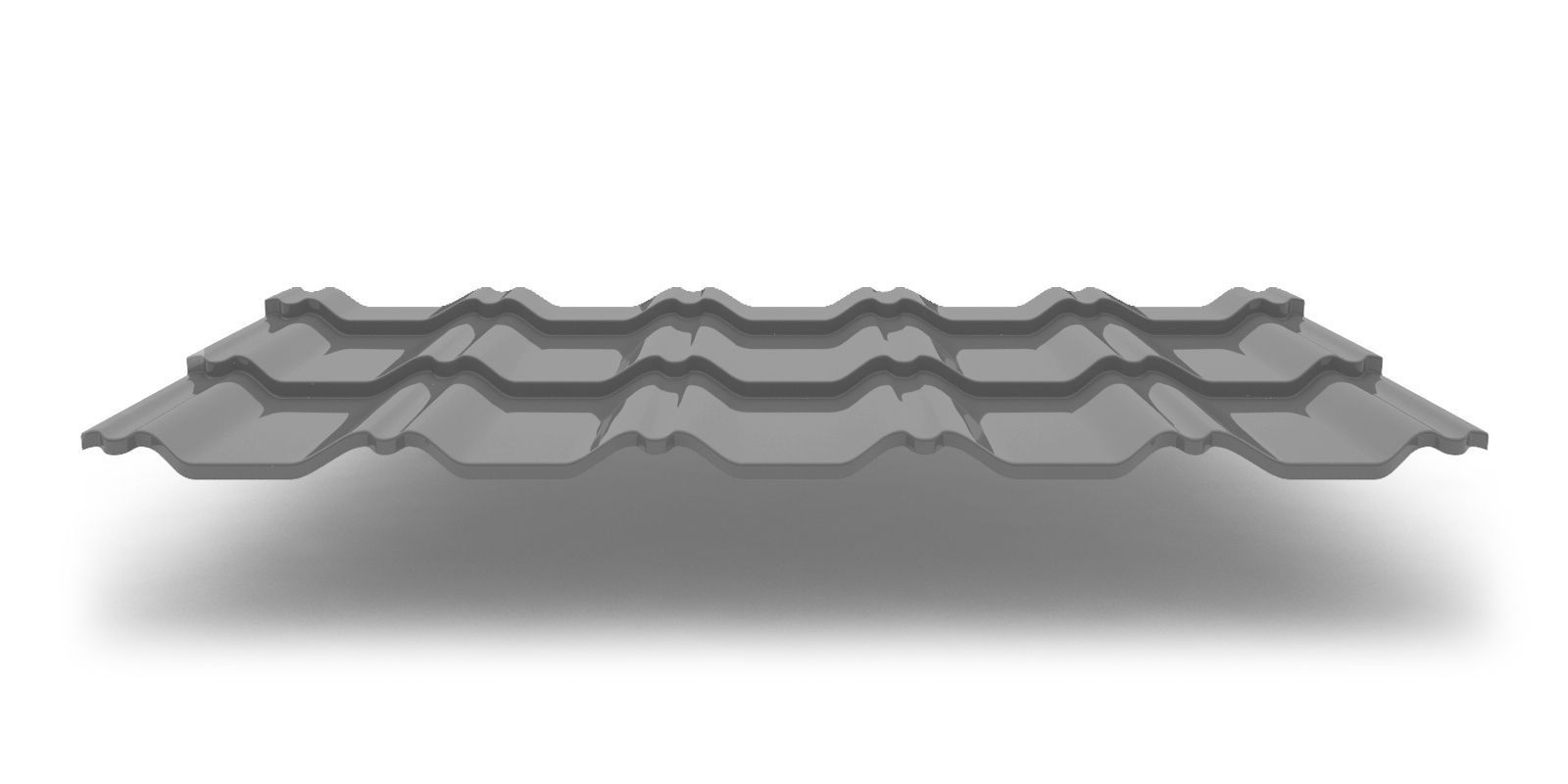 Металлочерепица Kvinta Uno с покрытием Satin 0,5 мм., изображение, фото | Сталь ТД