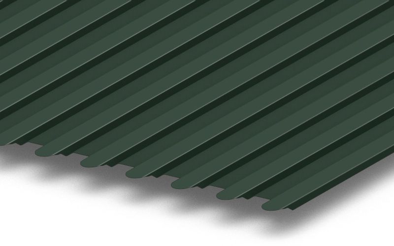 Профлист С8 фигурный с покрытием GreenCoat Pural, изображение, фото | Сталь ТД
