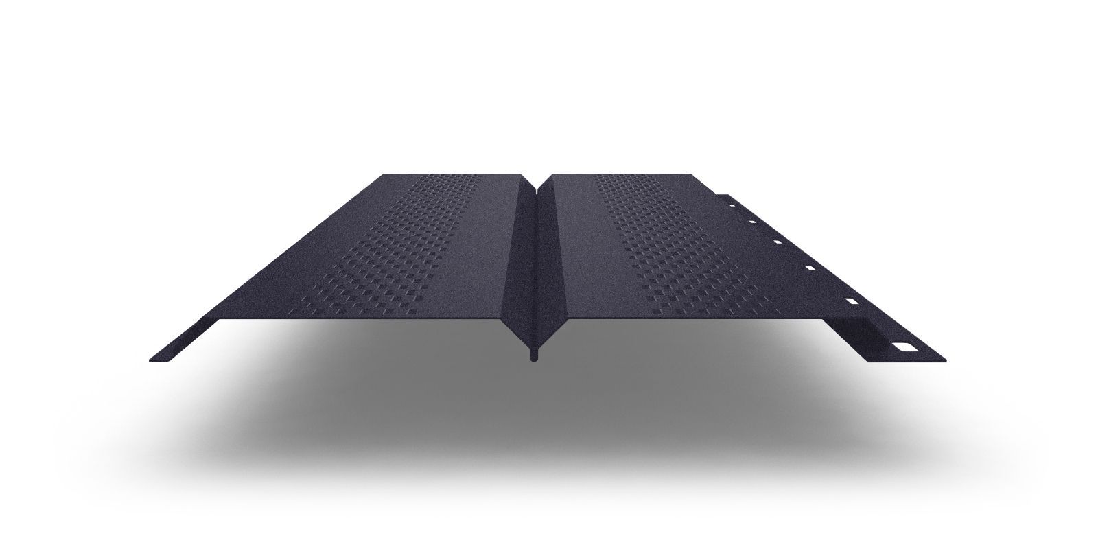 Металлический софит Экобрус с перфорацией с покрытием Quarzit Lite, 0,5 мм, изображение, фото | Сталь ТД