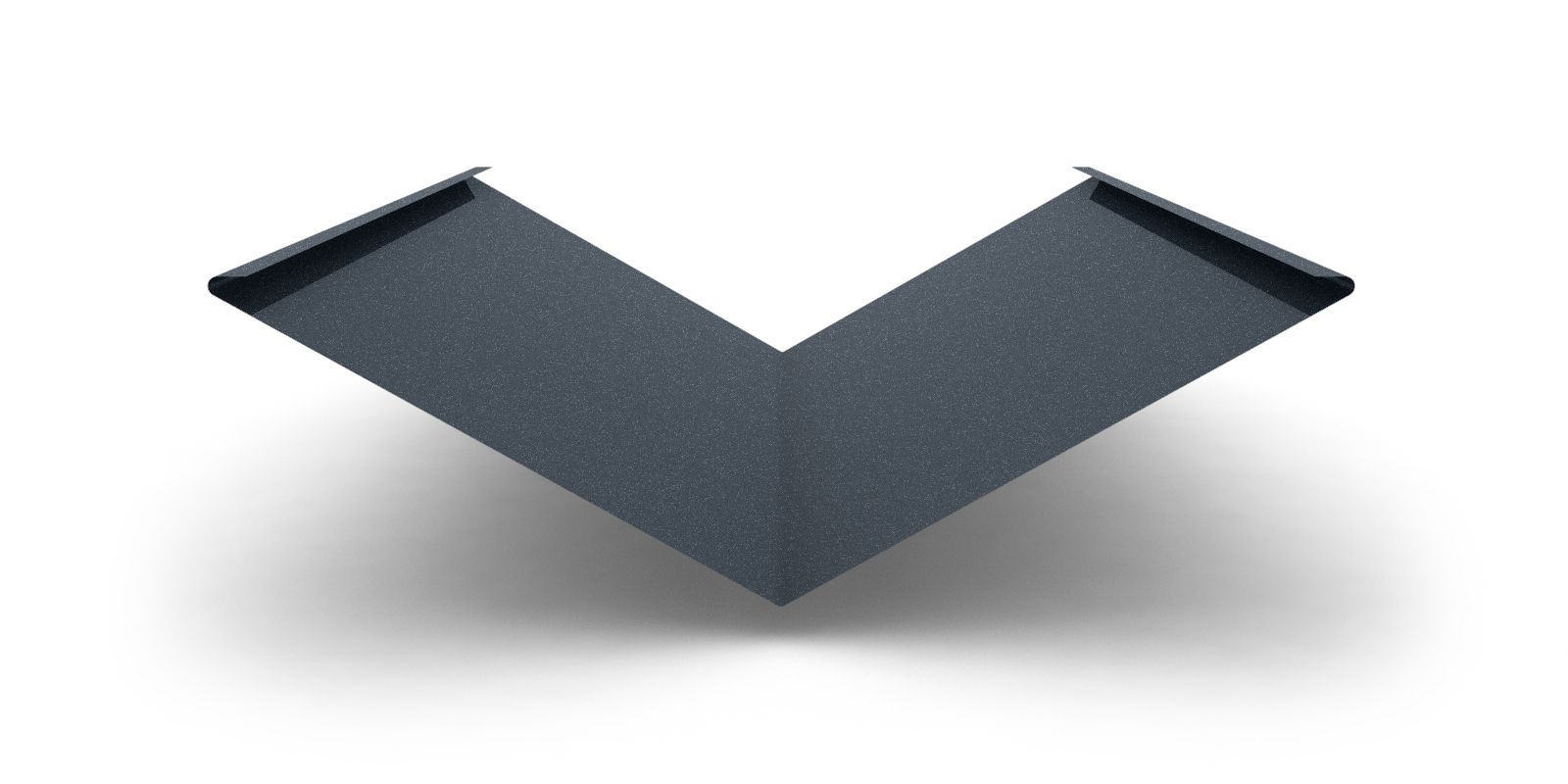 Планка ендовы с покрытием Стальной бархат, 0,5 мм, изображение, фото | Сталь ТД