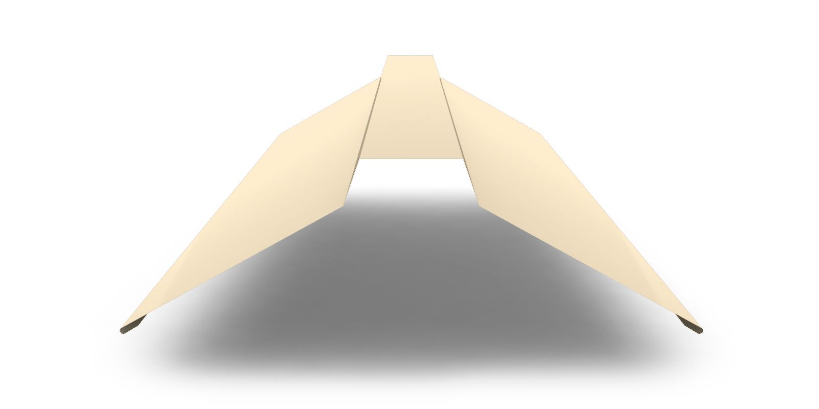 Планка конька плоского с покрытием Satin, 0,5 мм, изображение, фото | Сталь ТД