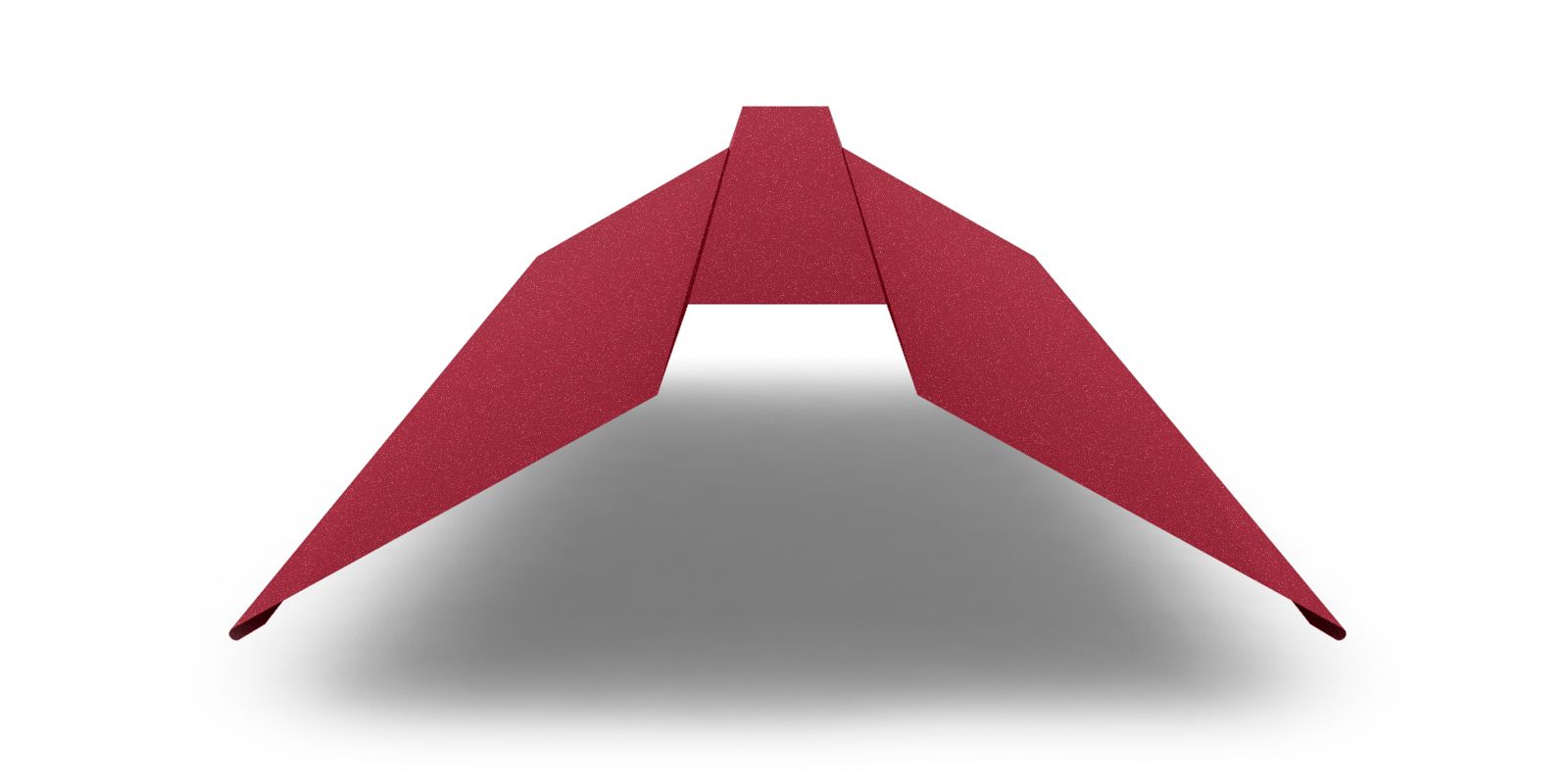 Планка конька плоского с покрытием VikingMP, 0,45 мм, изображение, фото | Сталь ТД
