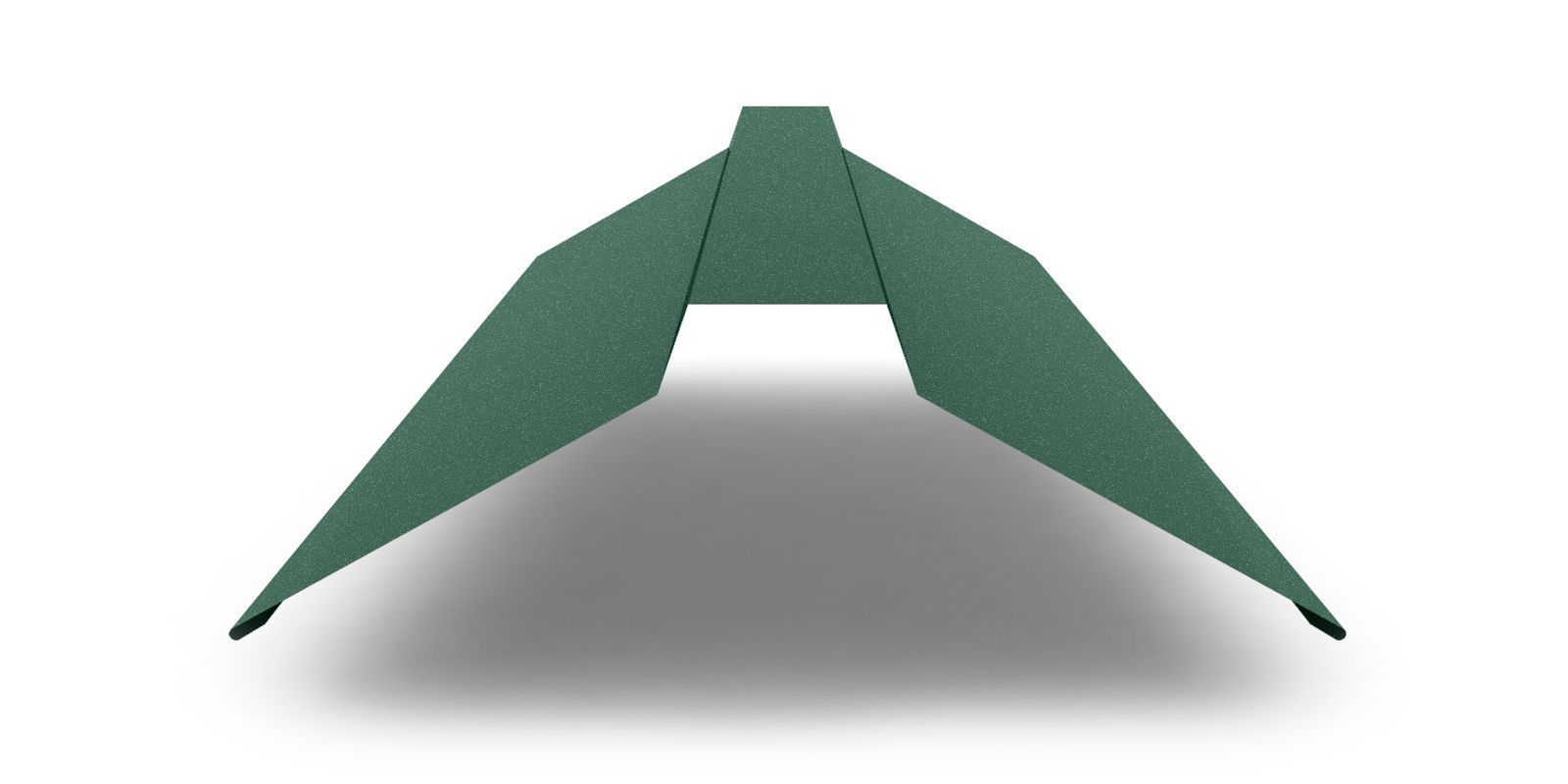 Планка конька плоского с покрытием Quarzit, 0,5 мм, изображение, фото | Сталь ТД