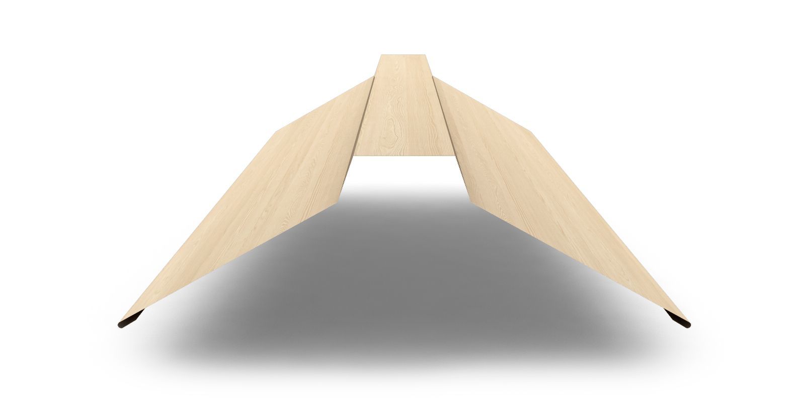 Планка конька плоского с покрытием Ecosteel®, 0,5 мм, изображение, фото | Сталь ТД