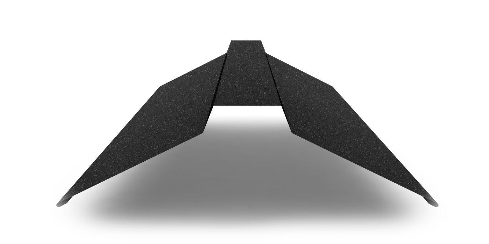 Планка конька плоского широкого с покрытием GreenCoat® Pural Matt®, 0,5 мм, изображение, фото | Сталь ТД