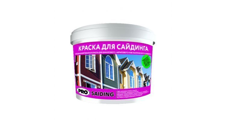 Купить краску для сайдинга PRO.SAIDING (база А) 1л в цвете салатовый
